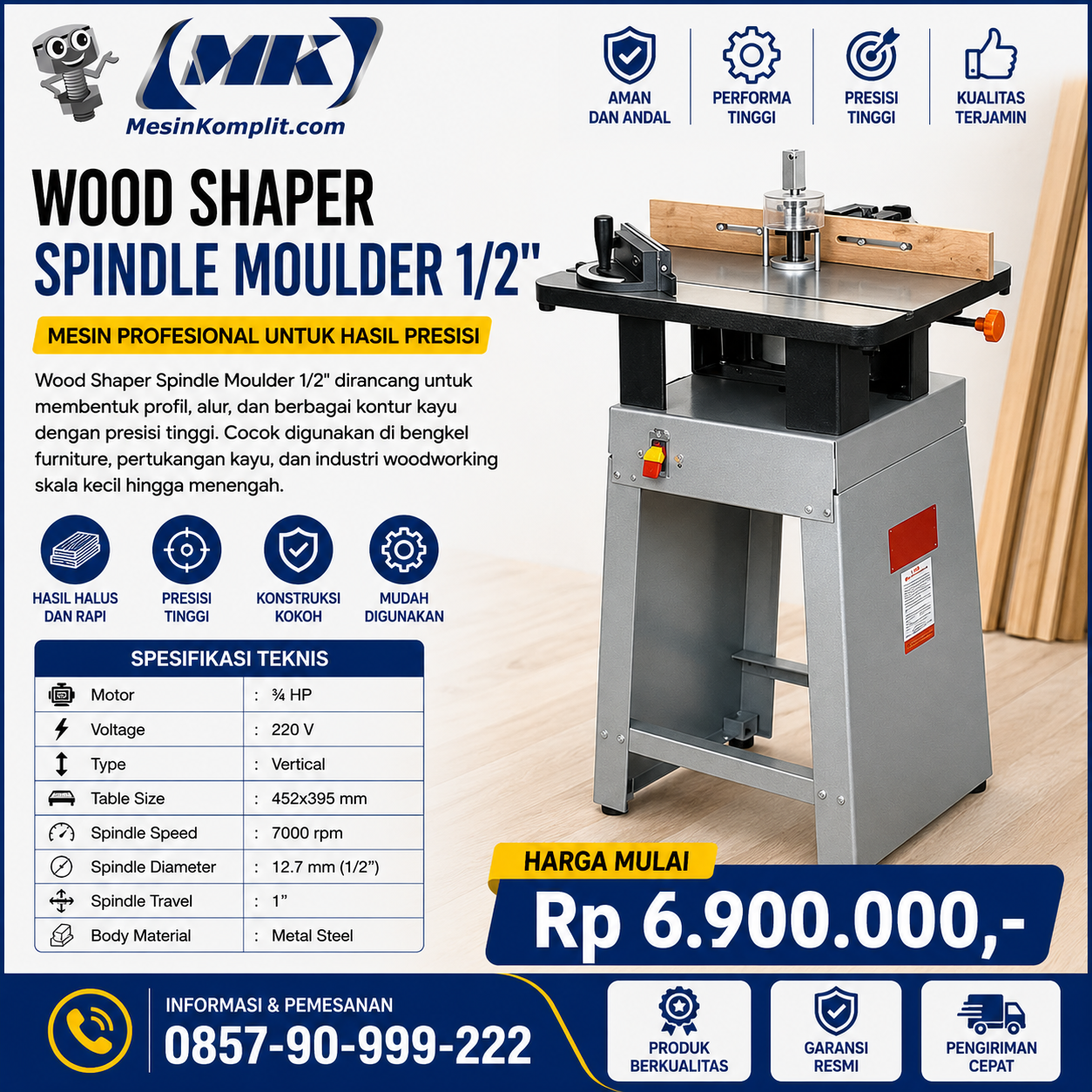Wood Shaper Spindle Mould...